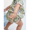 Baby Beverly Floral Print Lace Trim Bloomer, Multicolors - Bloomers - 2