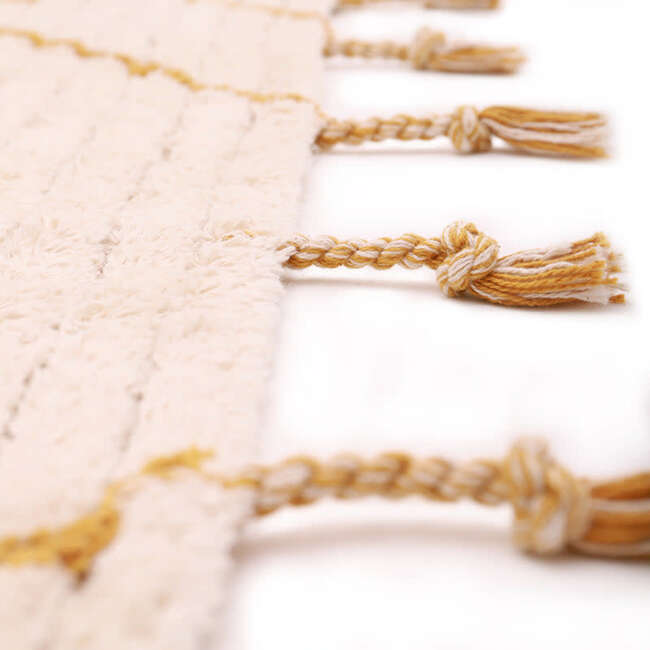 Viktor Braided Tassel Rectangular Rug, Lemon - Rugs - 5