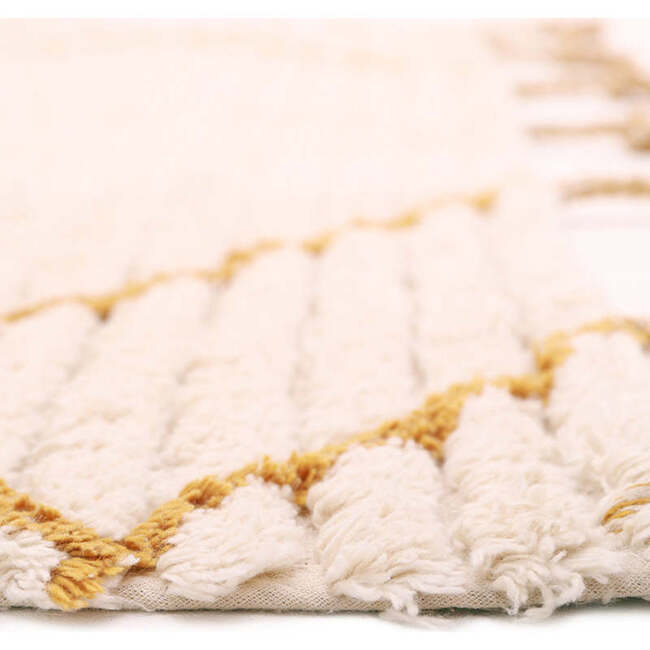 Viktor Braided Tassel Rectangular Rug, Lemon - Rugs - 6