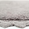 Perla Hand-Tufted Crochet Lace Trim Round Rug, Grey - Rugs - 4