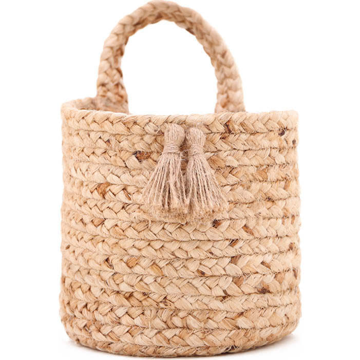 Oslo Braided Jute Storage Basket, Natural - Storage - 1