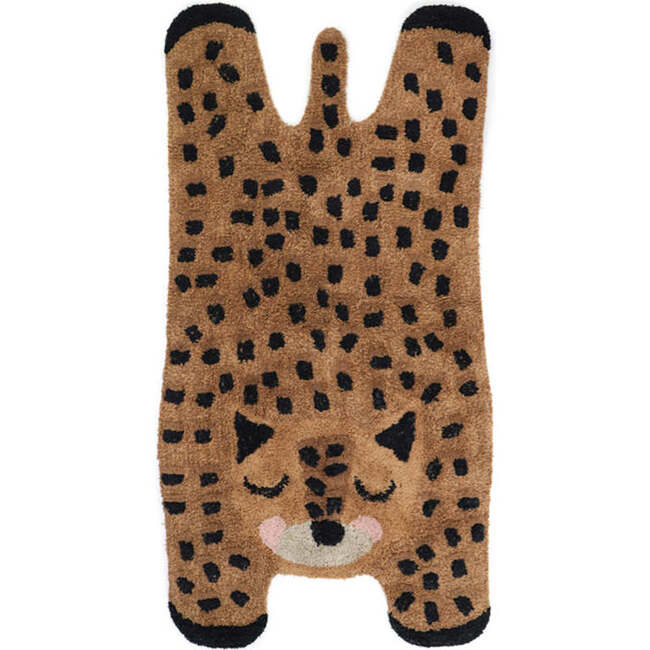 Non-Slip Back Hand-Tufted Rug, Little Cheetah