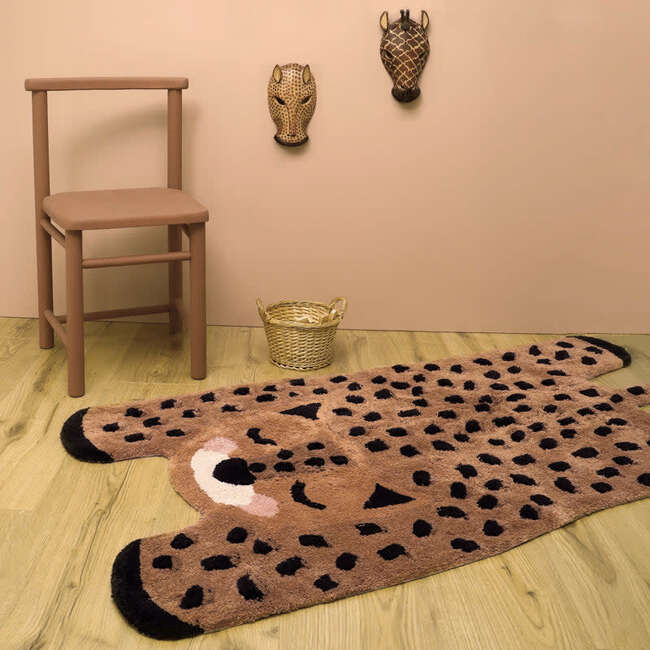 Non-Slip Back Hand-Tufted Rug, Little Cheetah - Rugs - 2