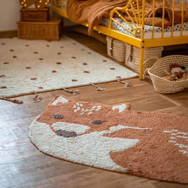 Non-Slip Back Hand-Tufted Rug, Little Wolf - Rugs - 4