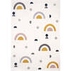 Mery Graphic Print Rectangular Rug, Multicolors - Rugs - 1 - thumbnail