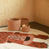 Kleo Leopard Graphic Print Oval Rug, Sienna - Rugs - 2