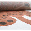 Kleo Leopard Graphic Print Oval Rug, Sienna - Rugs - 6