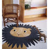 Jaggo Velvet Round Rug, Little Lion - Rugs - 2