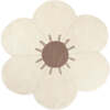 Hand-Tufted Wool Velvet Flower Rug, Daisy - Rugs - 1 - thumbnail