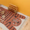 Hand-Woven Braided Tassel Rectangular Rug, Dajala - Rugs - 2