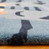 Hand-Tufted Velvet Rug, Blue Tigger - Rugs - 4