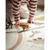 Flat Woven Graphic Print Rectangular Play Rug, Little Jurasic - Rugs - 5