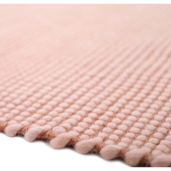 Bergen Hand-Woven Contemporary Wool Square Rug, Nude - Rugs - 5