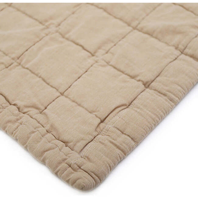 Anna Quilt Square Baby Relax Mat, Caramel Lave - Blankets - 5