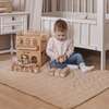 Anna Quilt Rectangular Baby Relax Mat, Terracotta Lave - Blankets - 3