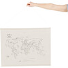 Poster, Horizontal World Map - Wall Décor - 1 - thumbnail