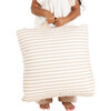 Mini Square Floor Cushion, Café Stripe - Kids Seating - 1 - thumbnail