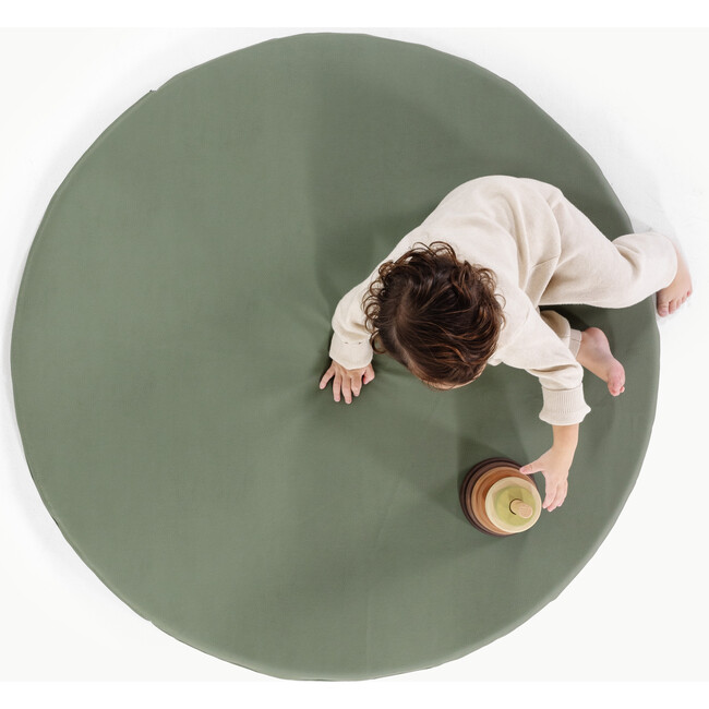 Mini Circle Padded Mat, Thyme - Playmats - 3