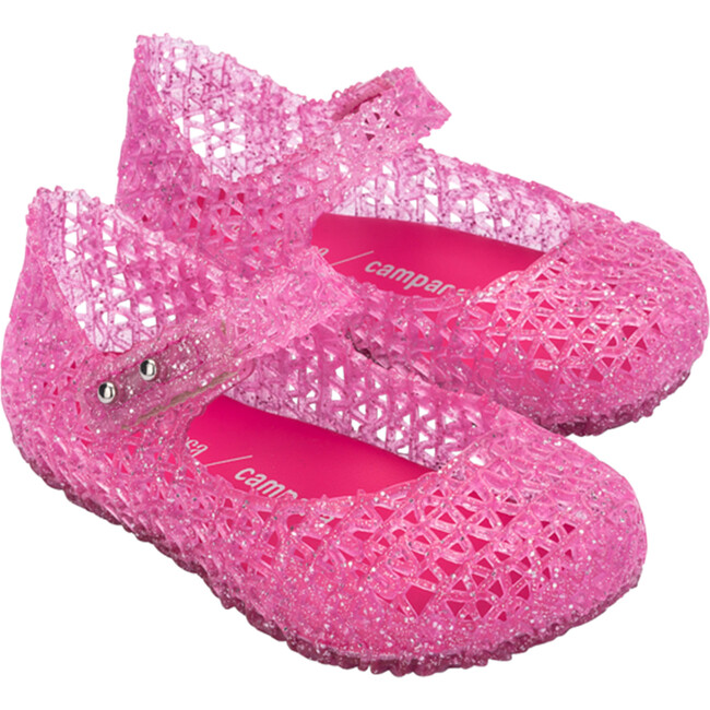 Campana Papel BB Shoes, Pink Glitter