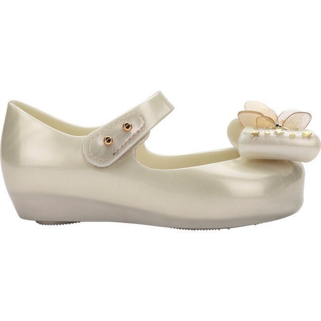 Ultragirl Star II Ballet Flats, White Metallic - Flats - 2