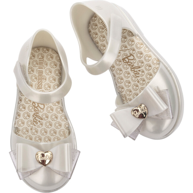 Amy & Barbie BB Sandals, White Metallic - Sandals - 4