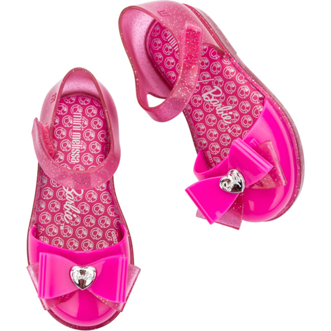 Amy & Barbie BB Sandals, Glitter Pink - Sandals - 4