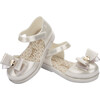 Amy & Barbie BB Sandals, White Metallic - Sandals - 5