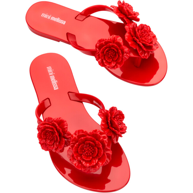 Harmonic Springtime Kids Flip-Flops, Red - Sandals - 5