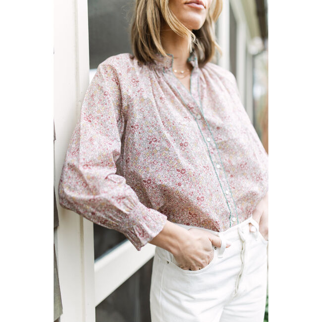 Women's Harper Top, Rosebud - Blouses - 2