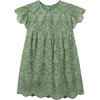 Georgia Embroidered Dress, Mint - Dresses - 1 - thumbnail