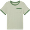 Jacob Ringer Tee in Blue on Green - Shirts - 1 - thumbnail