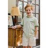 Jacob Ringer Tee in Blue on Green - Shirts - 2