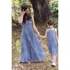 Maisonette x Roma Girls Sisi Smocked Dress, Blue Gingham - Dresses - 4