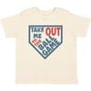 Take Me Out To The Ball Game Short Sleeve T-Shirt, Natural - T-Shirts - 1 - thumbnail