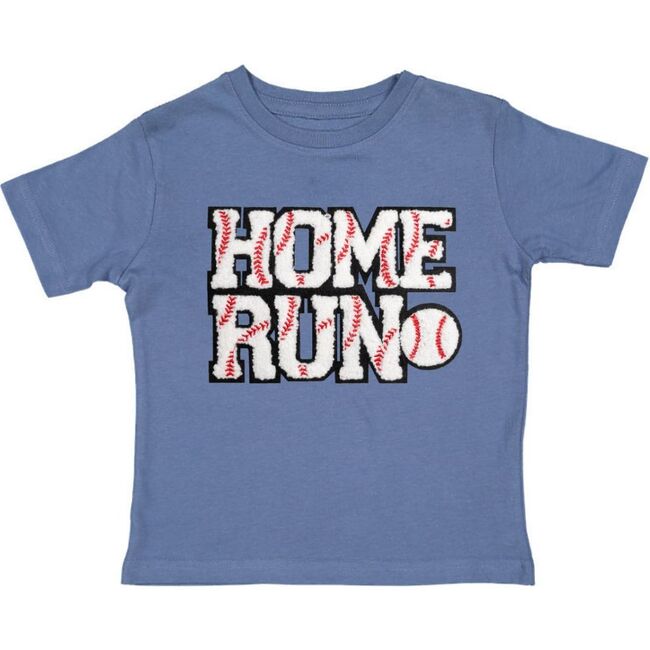 Home Run Patch Short Sleeve T-Shirt, Indigo