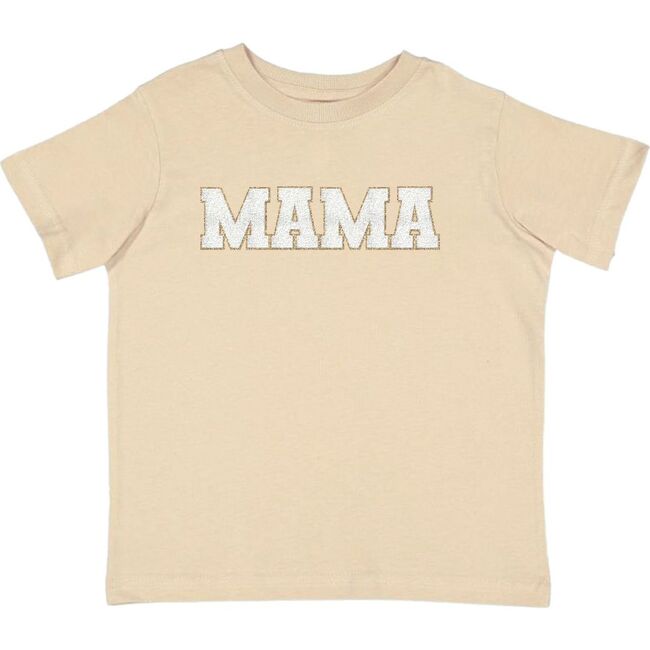 Mama Patch Adult Short Sleeve T-Shirt, Latte