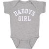 Daddy's Girl Short Sleeve Bodysuit, Grey - Onesies - 1 - thumbnail