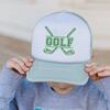 Golf Trucker Hat, Grey - Hats - 2