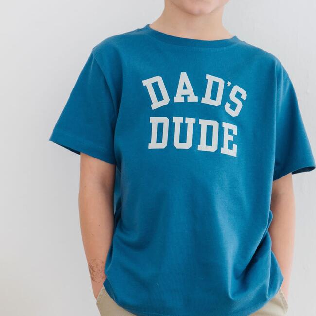 Dad's Dude Short Sleeve T-Shirt, Indigo - T-Shirts - 2