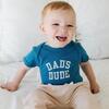 Dad's Dude Short Sleeve Bodysuit, Indigo - Onesies - 2