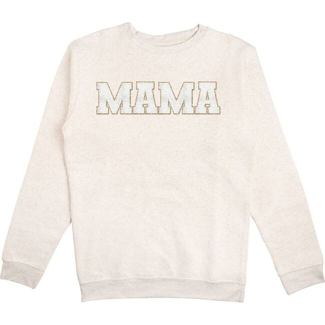 Mama Patch Adult L/S Sweatshirt, Natural