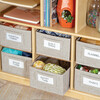 EdQ Shelves and 10 Bin Storage Unit 30" - Natural - Storage - 3