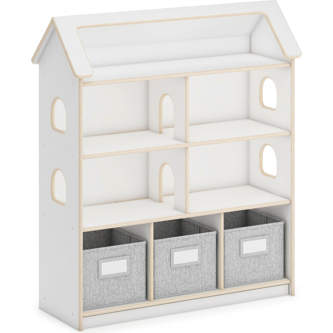 EdQ Dollhouse Bookcase - White