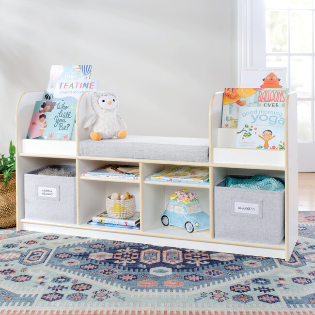 EdQ Reading Nook - White - Storage - 2
