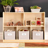 EdQ 2-Shelf 5-Compartment Storage 30'' - Natural - Storage - 4