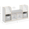 EdQ Reading Nook - White - Storage - 5