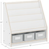 EdQ Book and Bin Display- White - Bookcases - 7