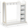 EdQ Dress Up Storage with Bins- White - Storage - 7