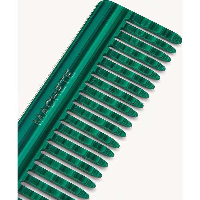 Wide Tooth No.2 Comb, Malachite - Hair Accessories - 2