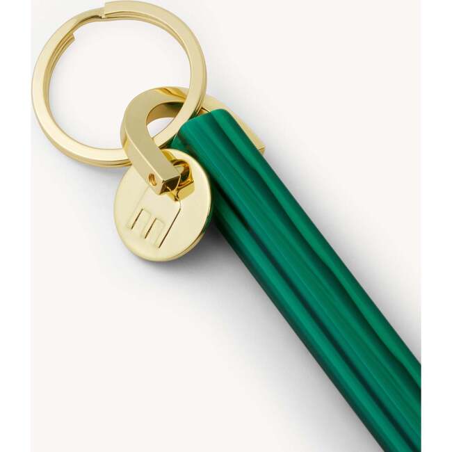 Bar Keychain, Malachite & Gold - Other Accessories - 2